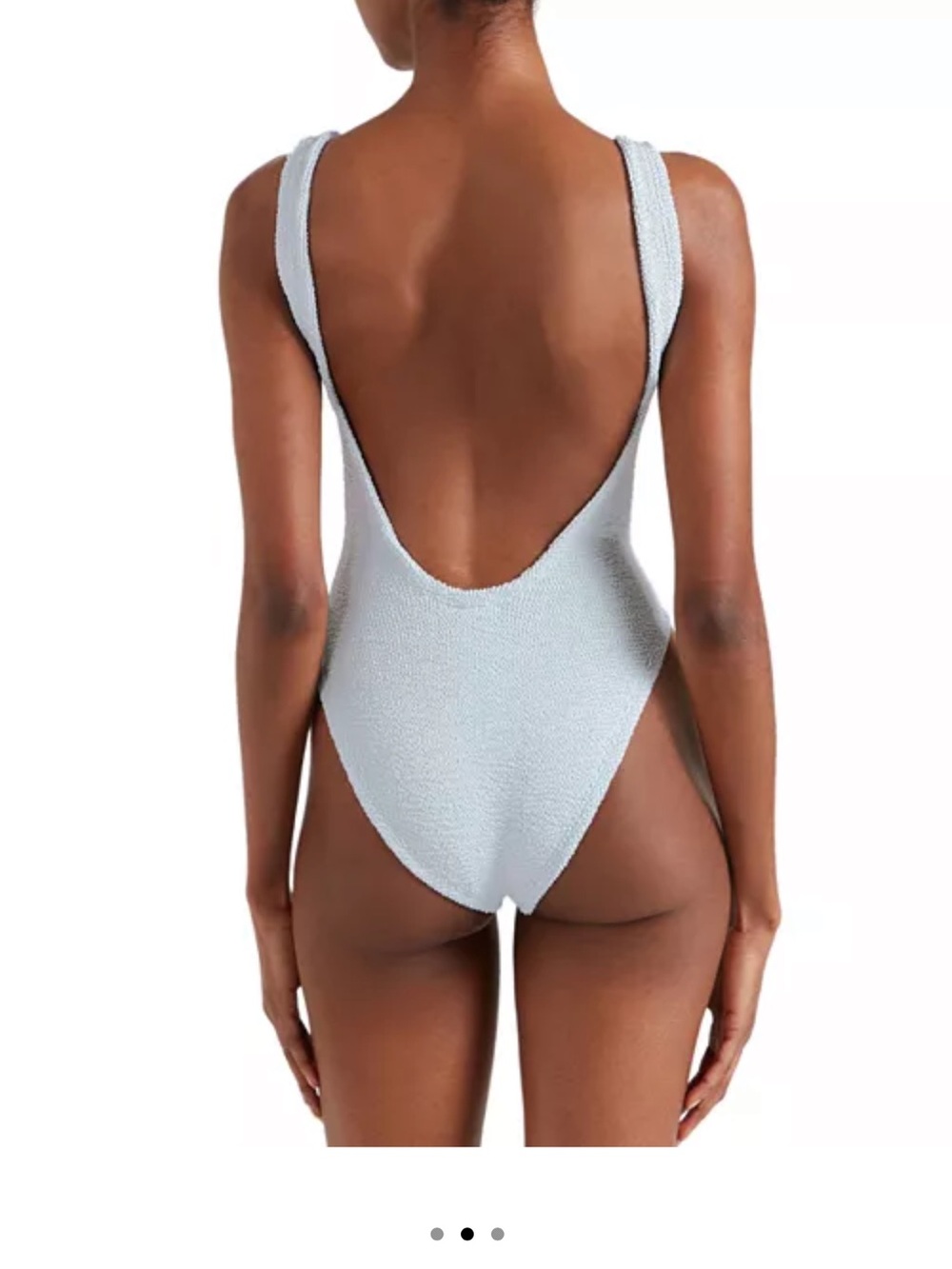 Hunza G Square Neck One Piece Swimsuit NWT - Picture 2 of 3